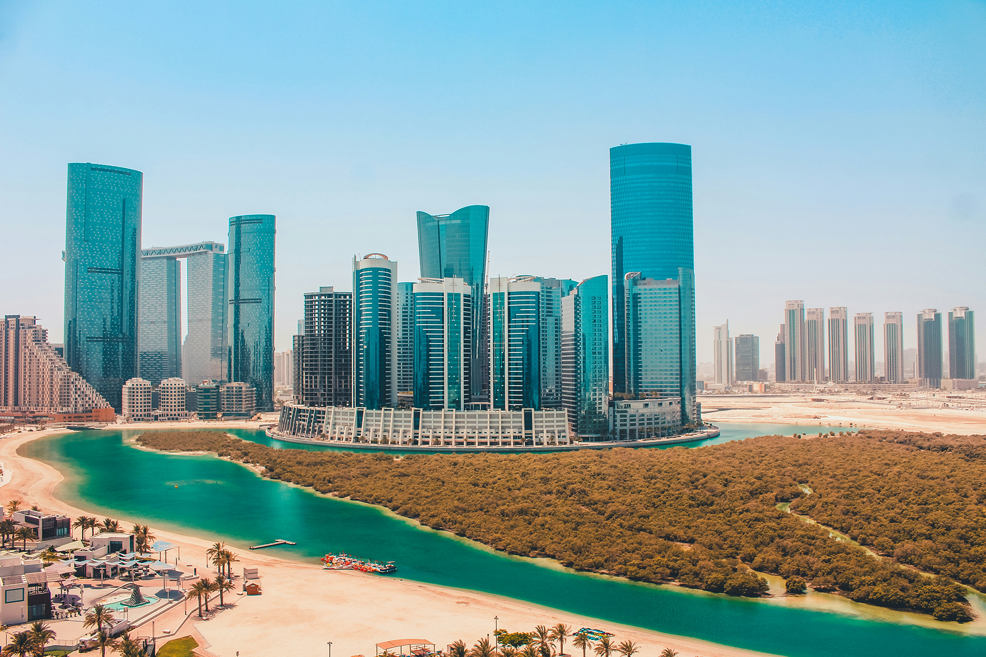 Al Reem Island skyline, Abu Dhabi